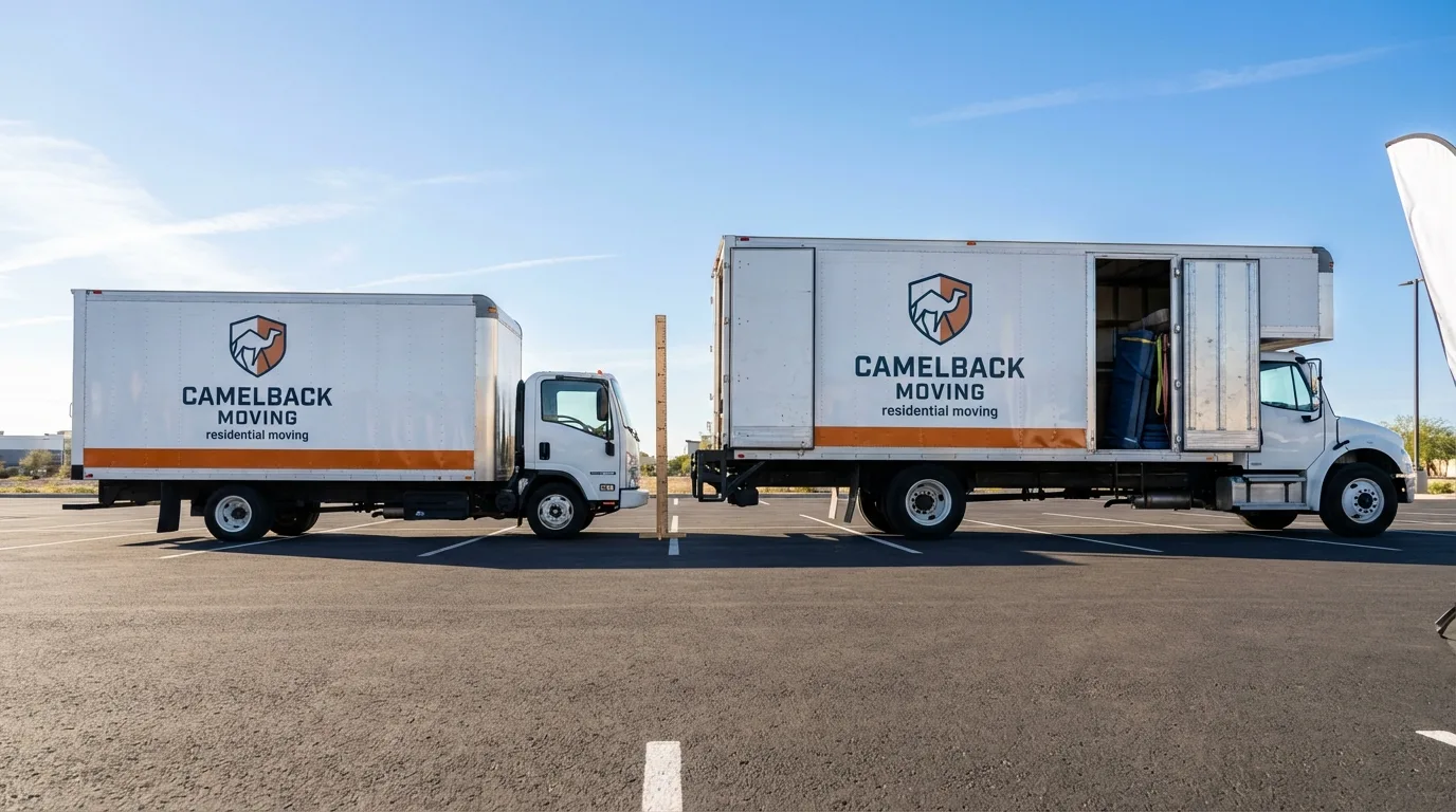 Moving truck size capacity guide in Burley